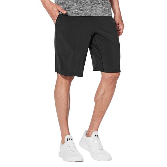 Lululemon THE Short Linerless 11" Black Activewear Men's Size M - Picture 1 of 8